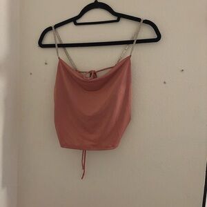 Derek Heart Peach Camisole Top